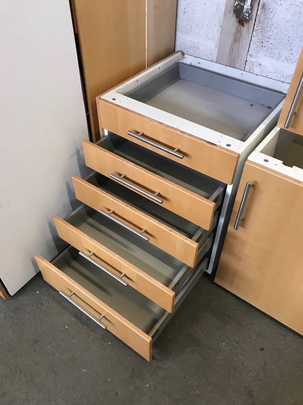 IKEA Faktum skuffeseksjon – bjørk fronter