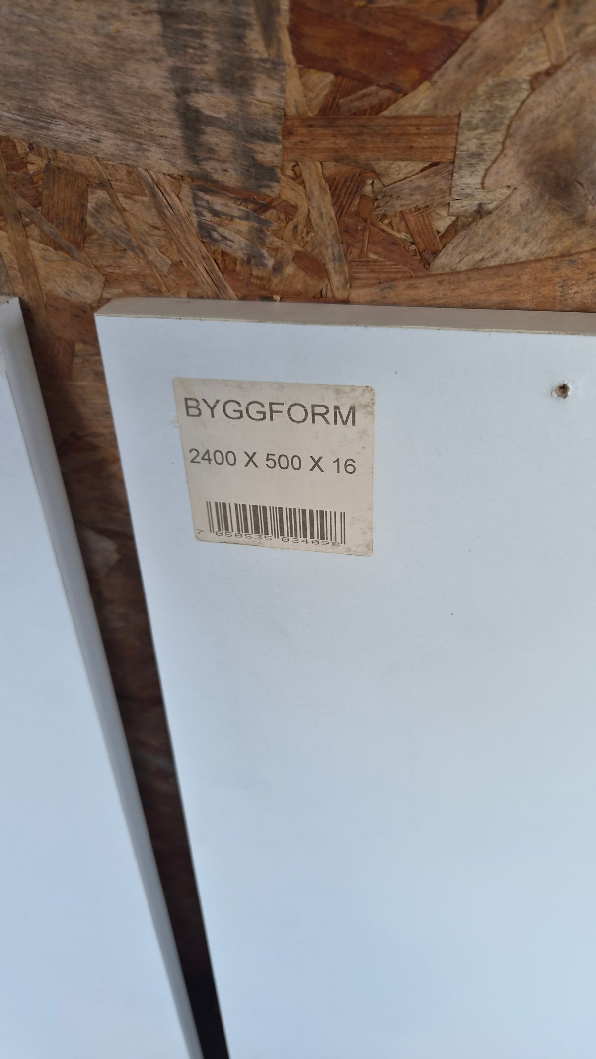 BYGGFORM hobbyplater hvit 16 mm, pakkedeal 4 stk
