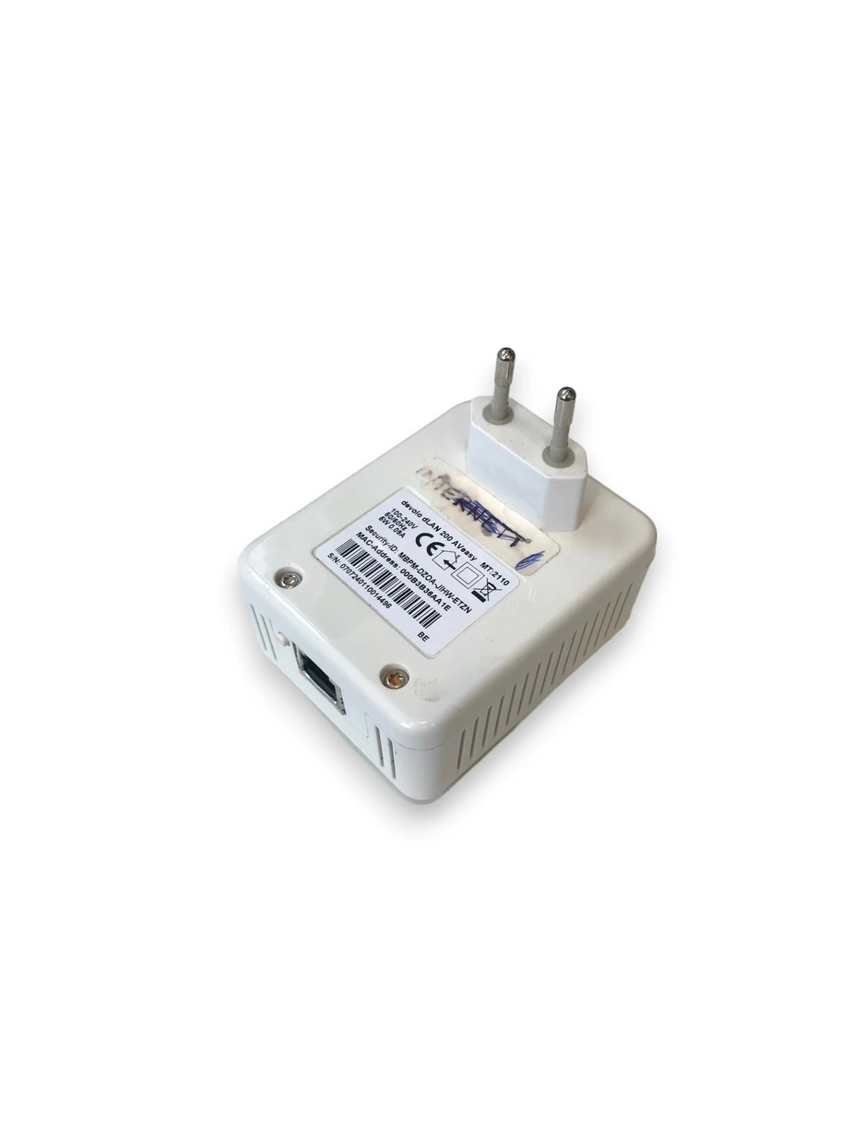 DEVOLO dLAN 200 AVeasy, Ethernet, Nettverkssignal via strømnette