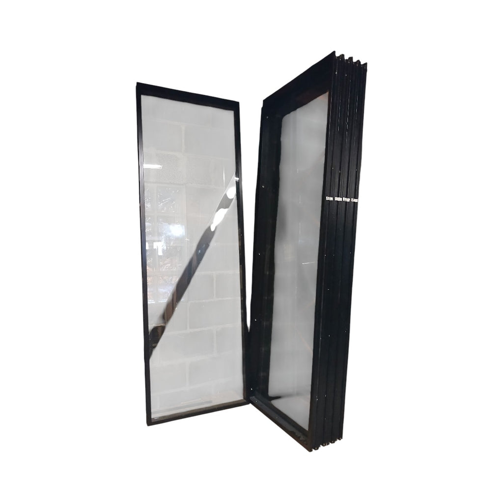 Moelven Modus glassvegg 1100mm, sort - pent brukt