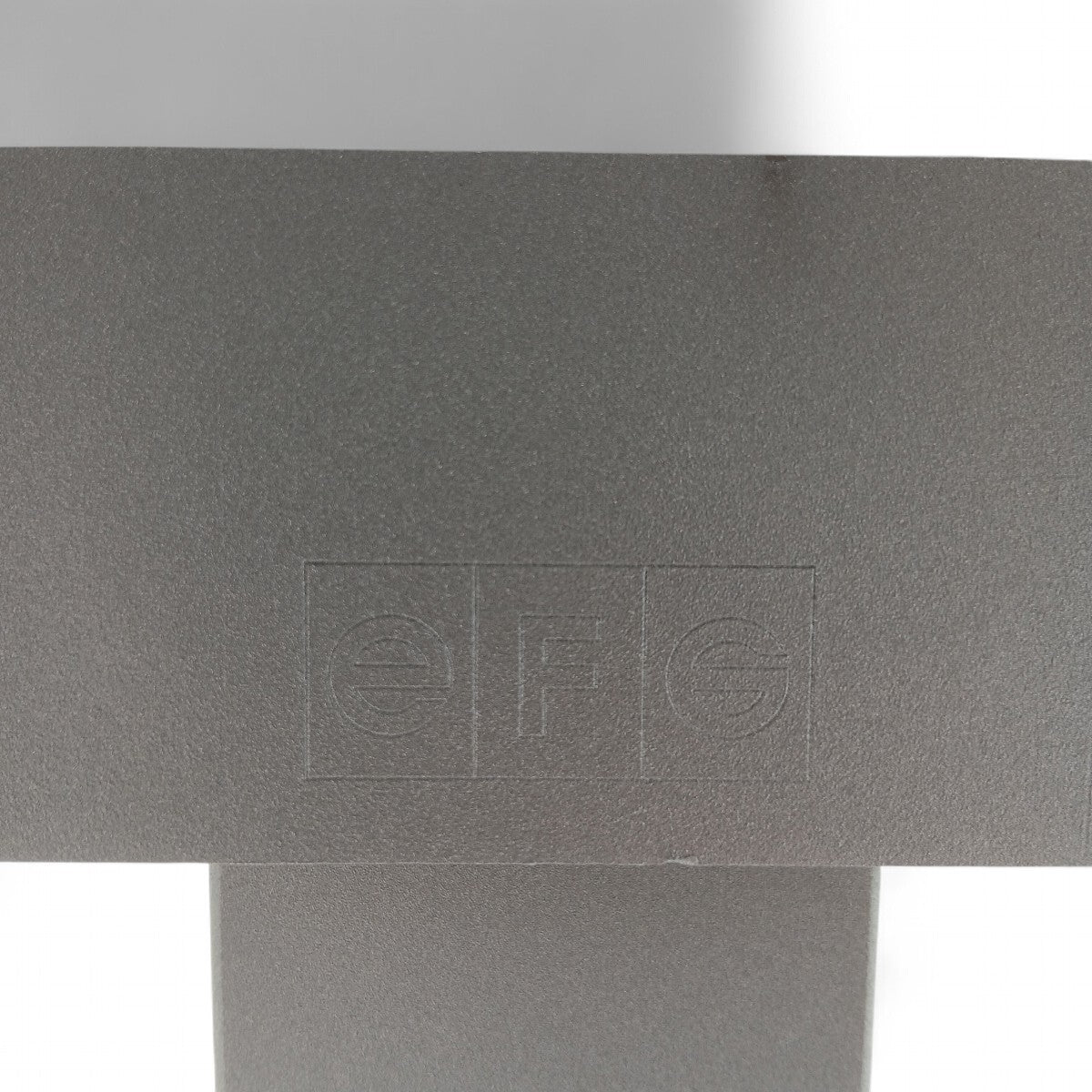 EFG Izi skrivebord med magebue 160x90/80cm grå
