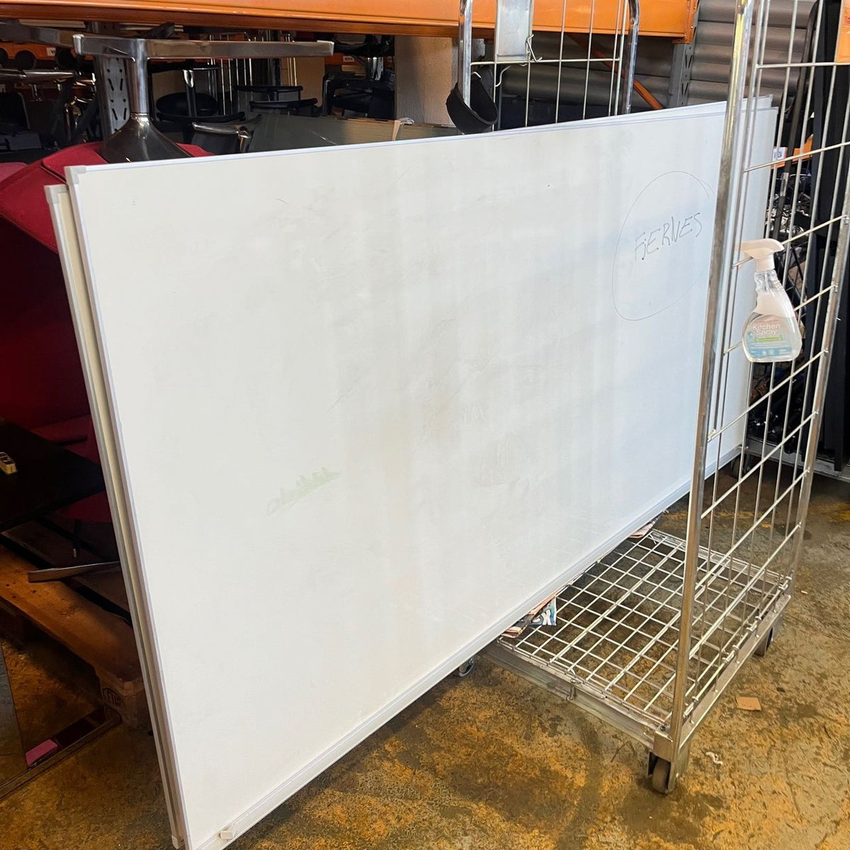 Lintex whiteboard 250x120, hvit