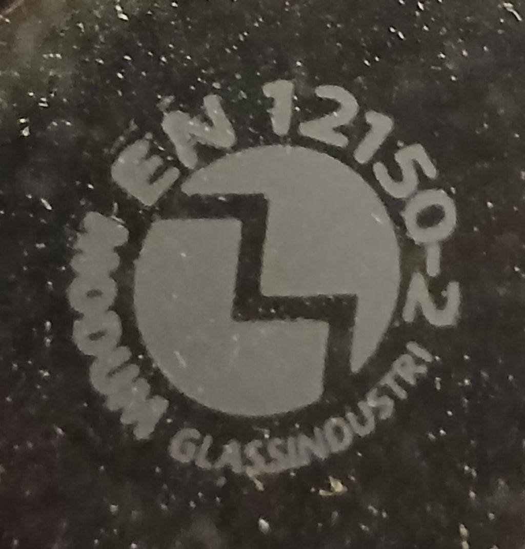Moelven Modus glassvegg 1100mm, sort - pent brukt