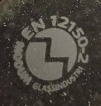 Moelven Modus glassvegg 870mm, sort - pent brukt