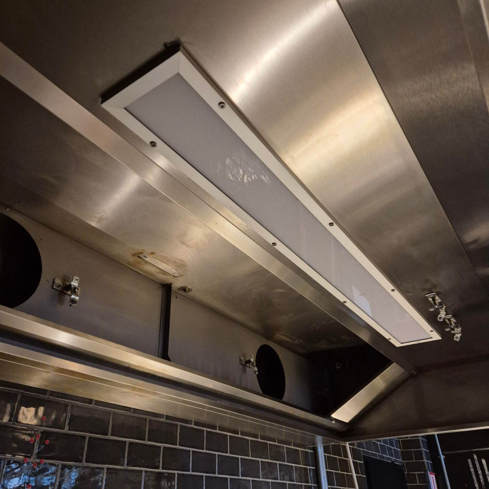 NOVAMRETA Ventilasjonshette 2500x1200x400 mm- Produsert i rustfri stål proff