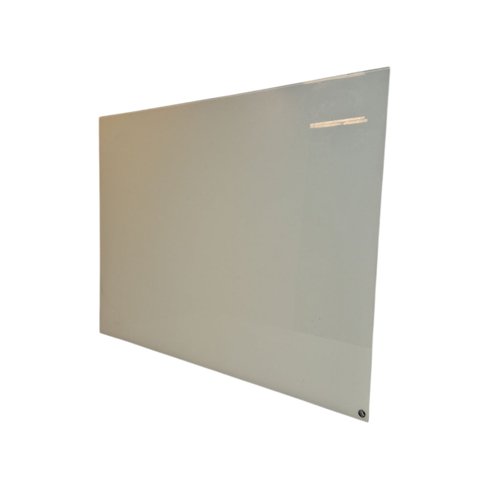 Whiteboard glasstavle 120x90cm, hvit