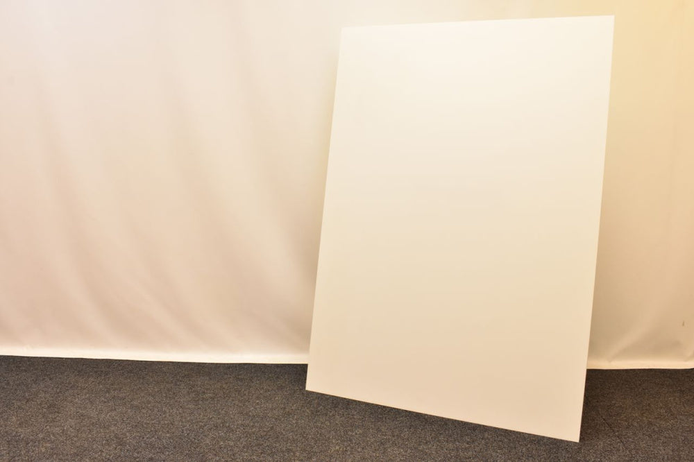 Glasstavle (147x104 cm, Hvit)