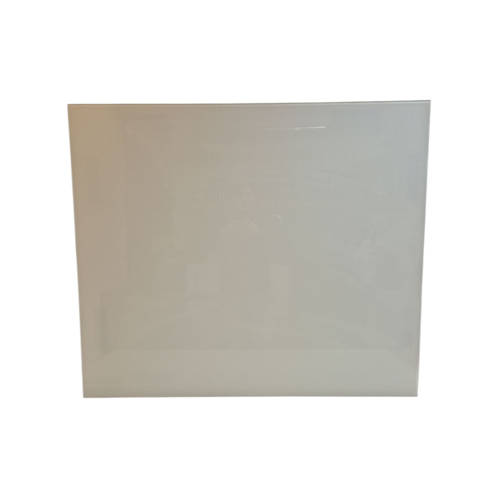 Whiteboard glasstavle 118x100cm, hvit