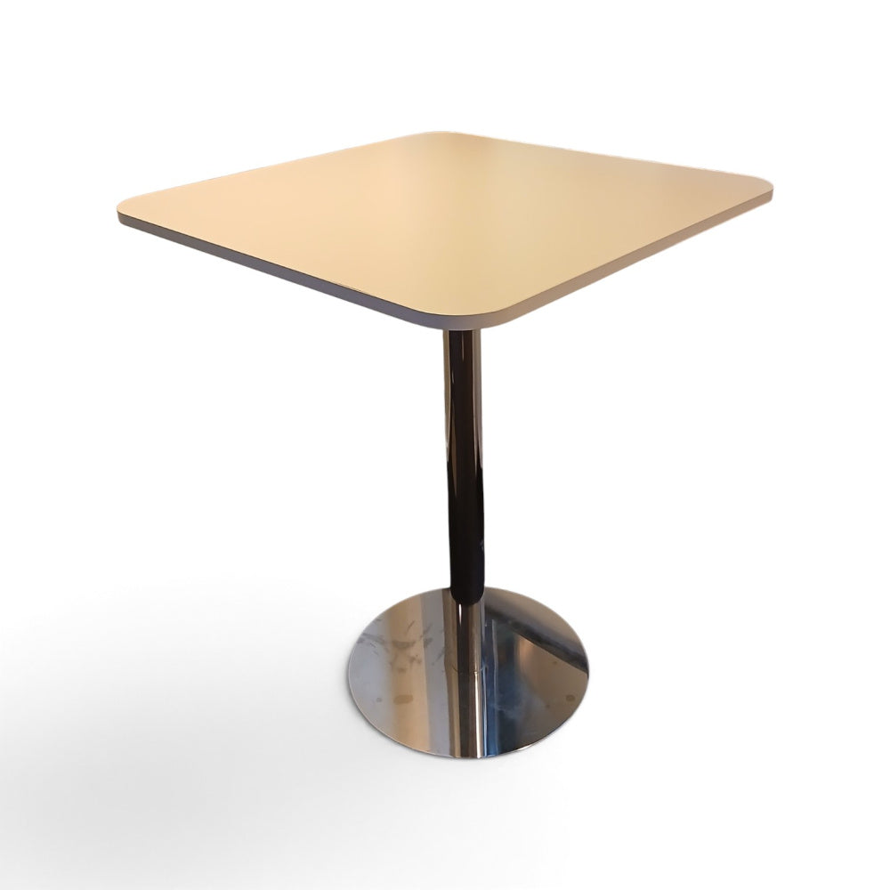 Ståbord 90×90 cm grå/krom
