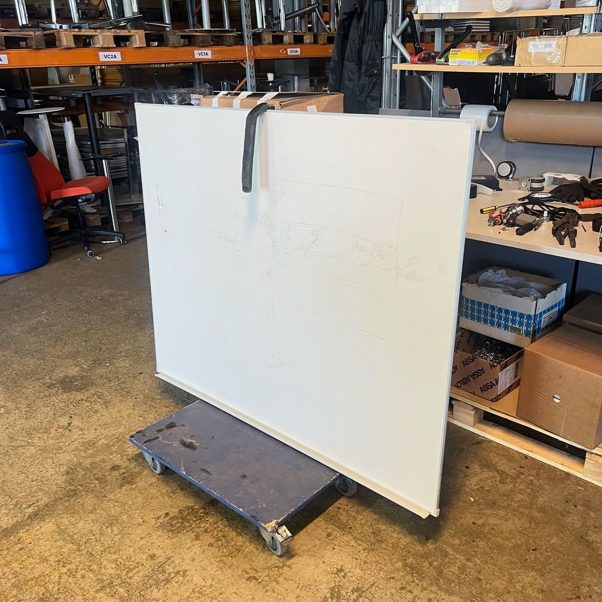 Lintex Whiteboard 150x101cm, hvit