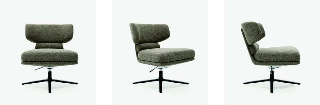 Henni loungestol m/puff