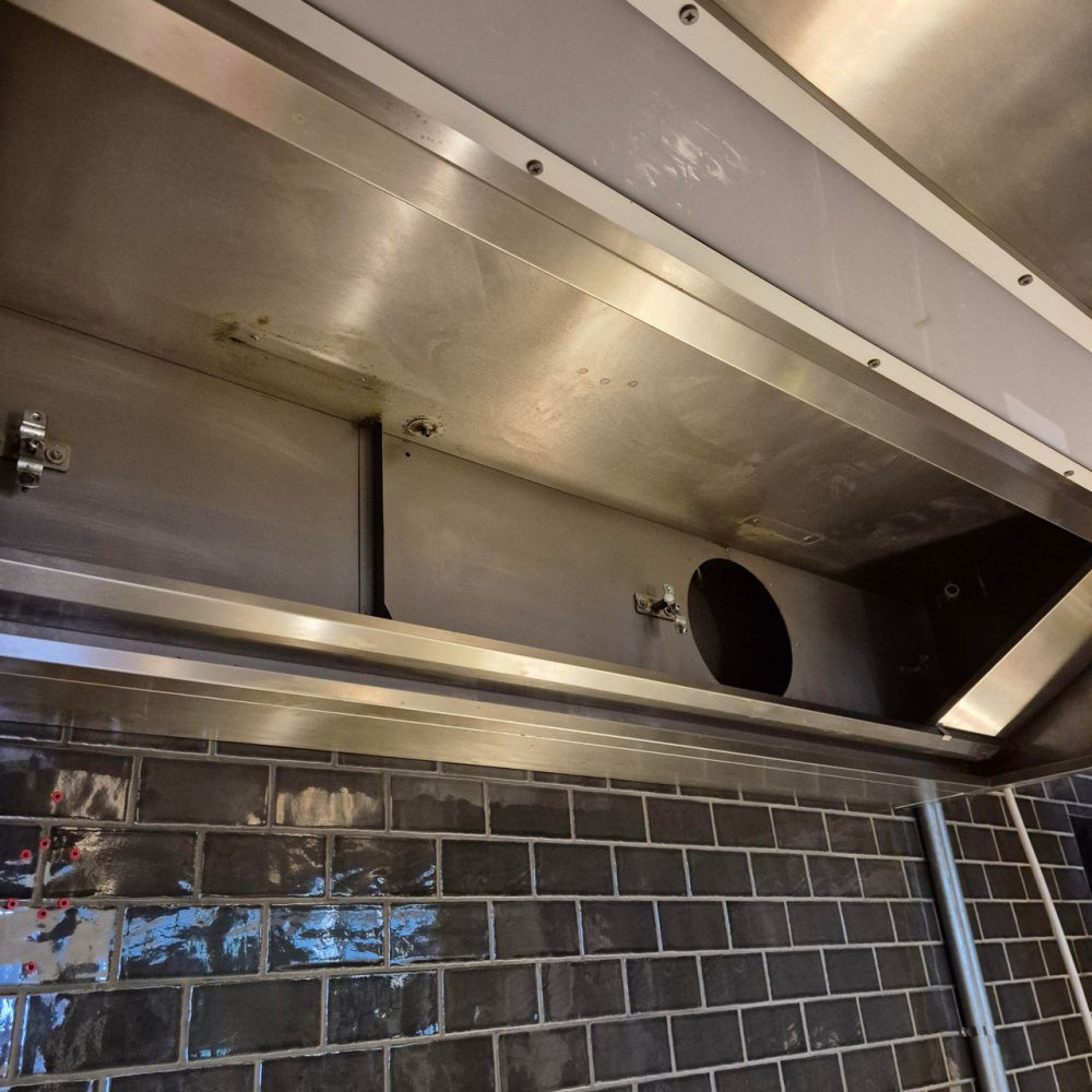 NOVAMRETA Ventilasjonshette 2500x1200x400 mm- Produsert i rustfri stål proff