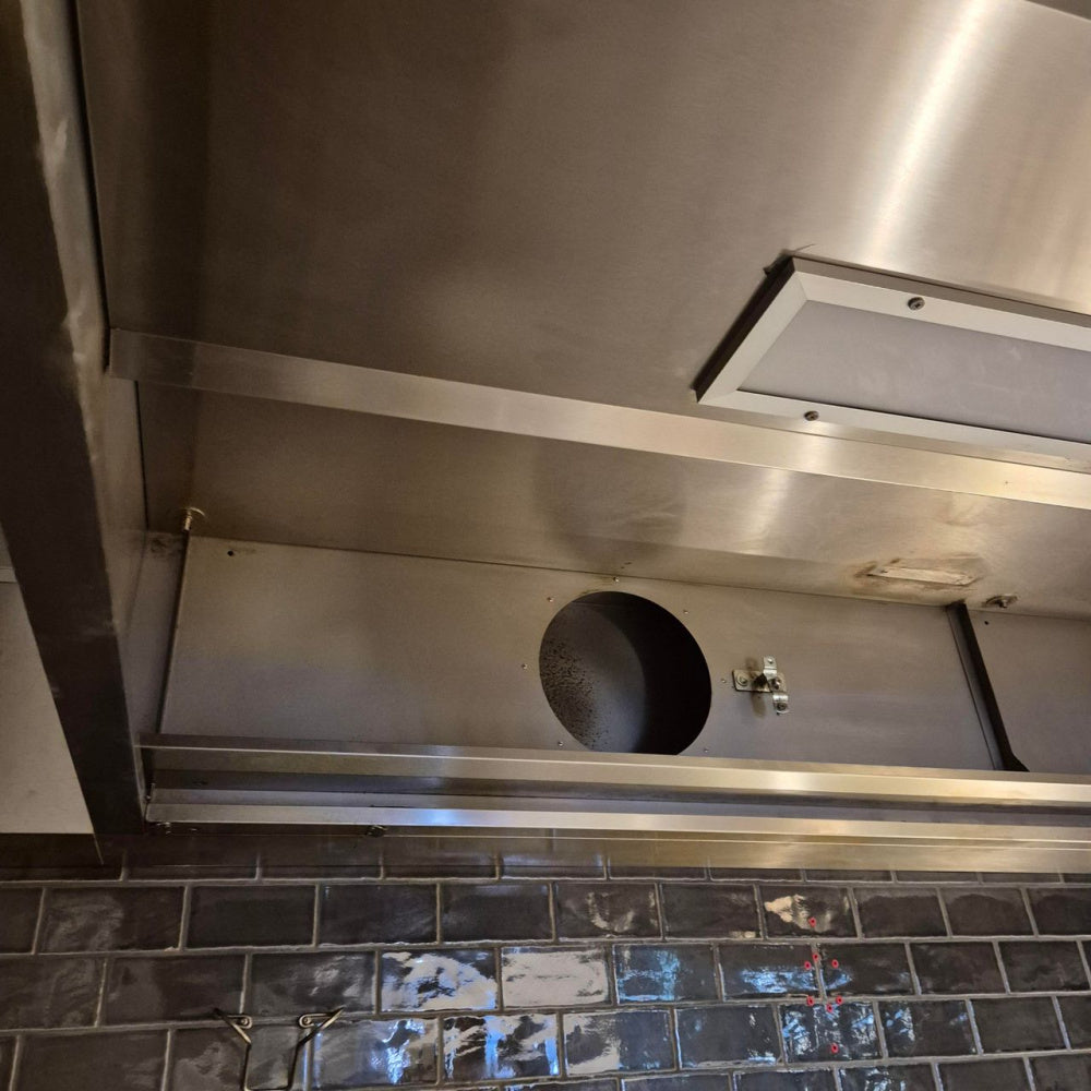 NOVAMRETA Ventilasjonshette 2500x1200x400 mm- Produsert i rustfri stål proff