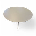 Loungebord Ø:115cm, hvit