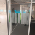 Glassvegger 70–150 cm bredde, høyde 240 cm