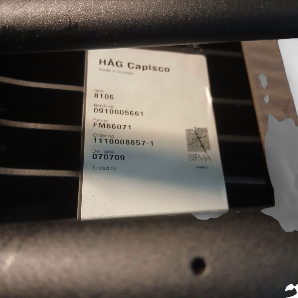 HÅG Capisco 8106 Kontorstol, blå