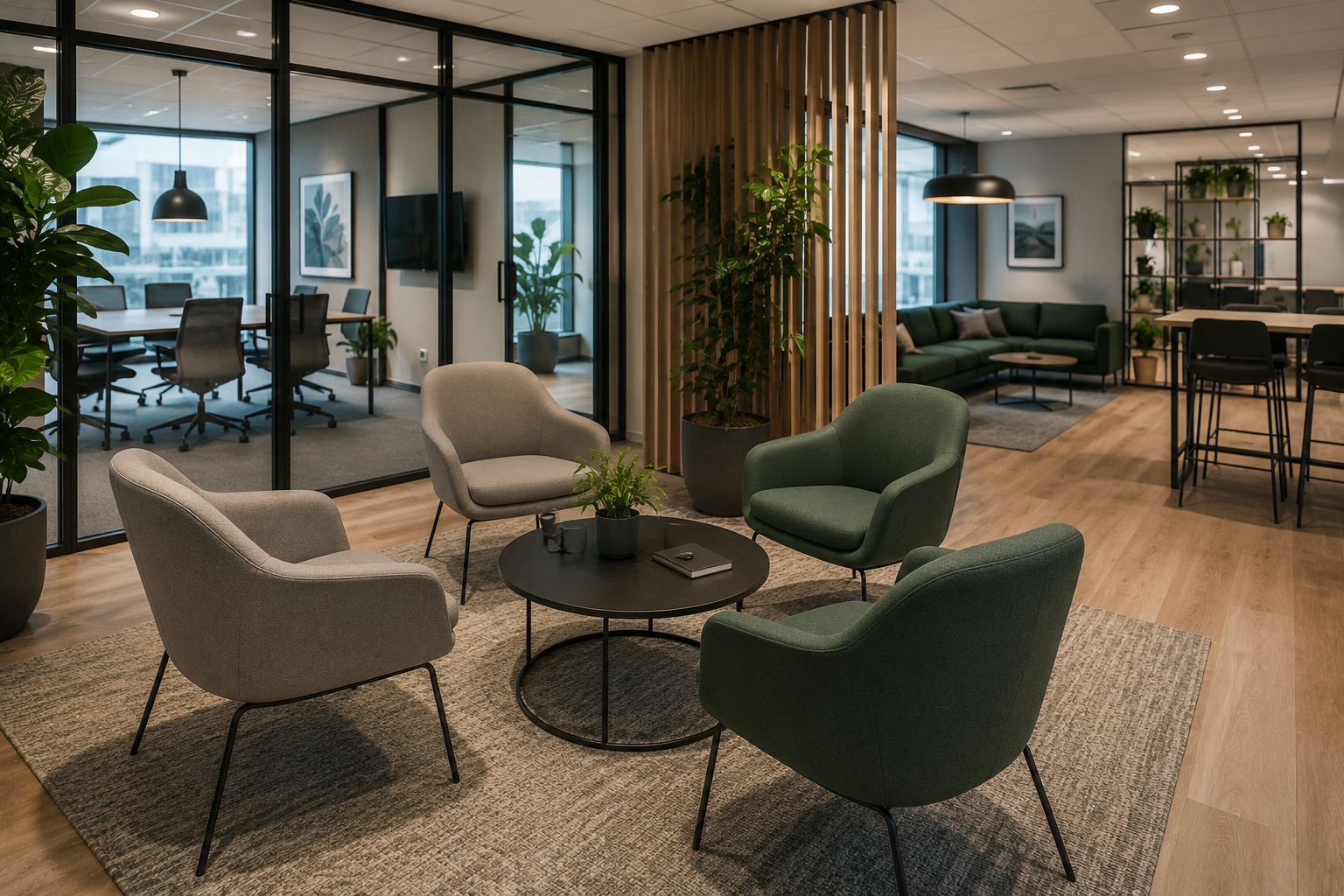 Loungemøbler på kontor