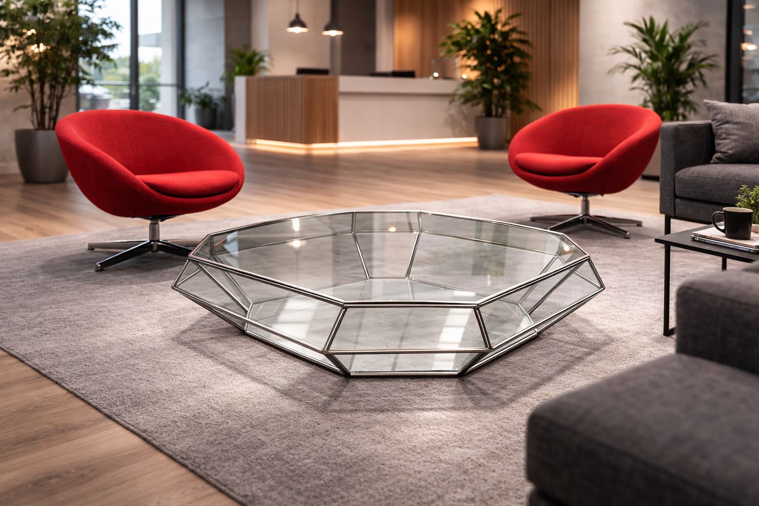 Eichholtz Asscher diamant bord